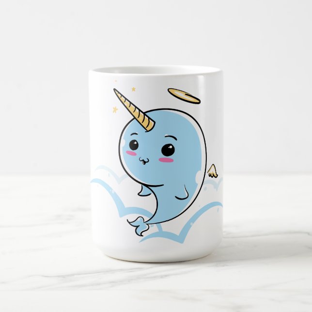 Narwhal Angel Cutie Coffee Mug (Center)