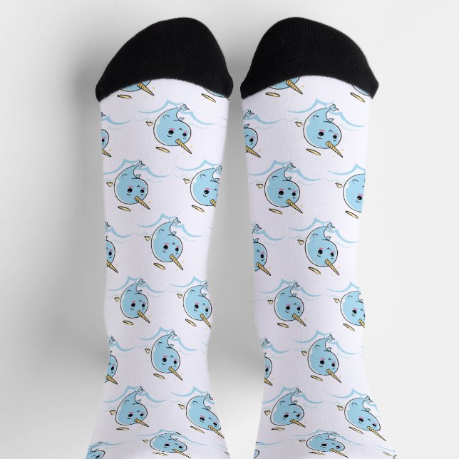 Narwhal Angel Cutie Socks (Top)