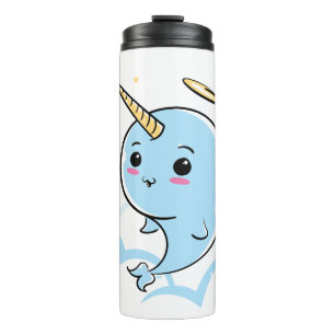 Narwhal Angel Cutie Thermal Tumbler