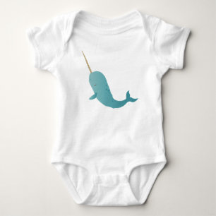 Narwhal Baby Bodysuit