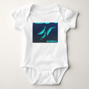 Narwhal Baby Bodysuit
