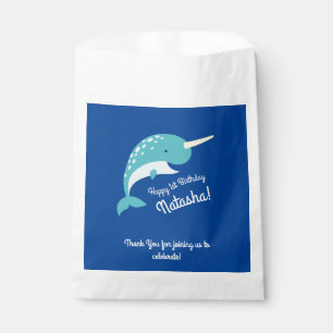 Narwhal Birthday Party Favour Bags