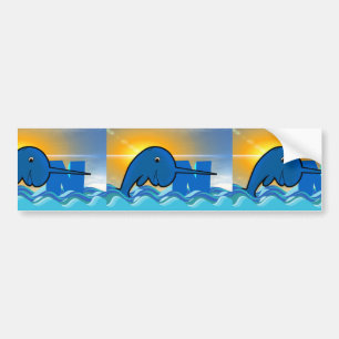 narwhal bumper sticker
