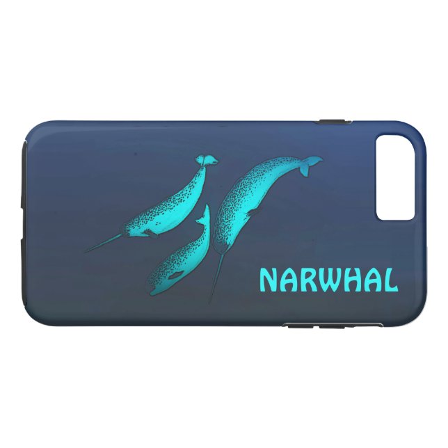Narwhal Case-Mate iPhone Case (Back (Horizontal))