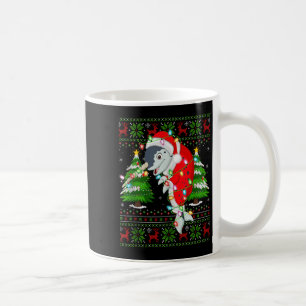 Narwhal Christmas Lights Santa Costume Ugly Xmas S Coffee Mug