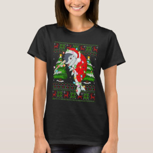 Narwhal Christmas Lights Santa Costume Ugly Xmas S T-Shirt