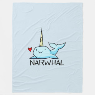 Narwhal Fleece Blanket