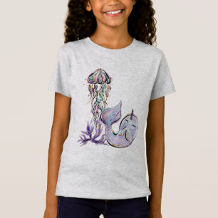 Narwhal In The Sea T-Shirt