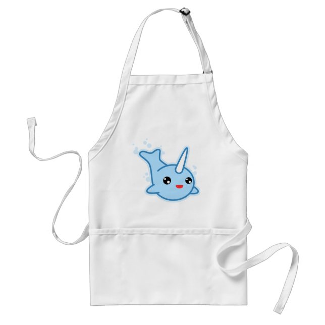 Narwhal Kawaii Standard Apron (Front)