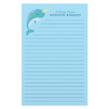 Narwhal Kid's Cute Whale