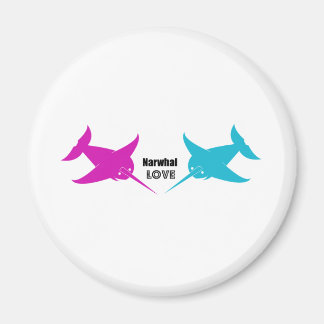 Narwhal Love Magnet