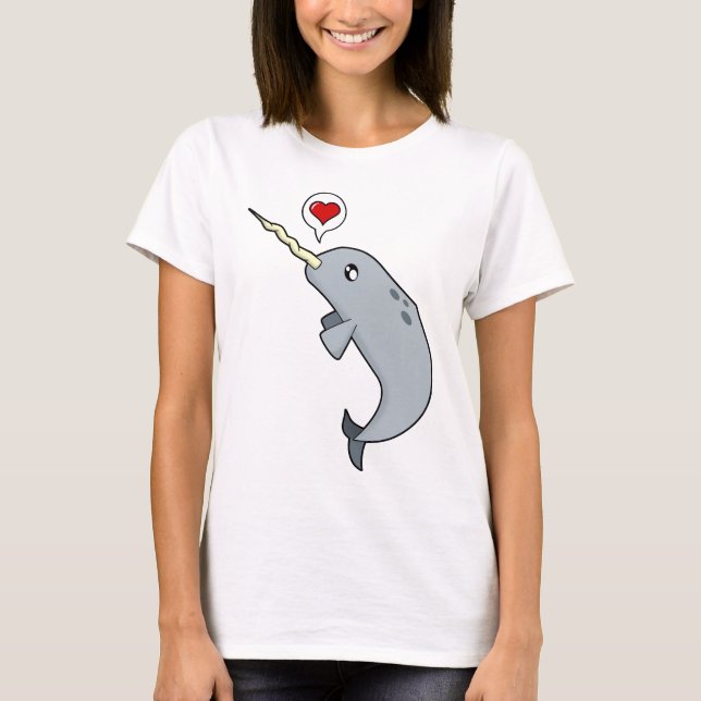 Narwhal Love T-Shirt (Front)