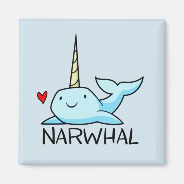 Narwhal Magnet (Front)