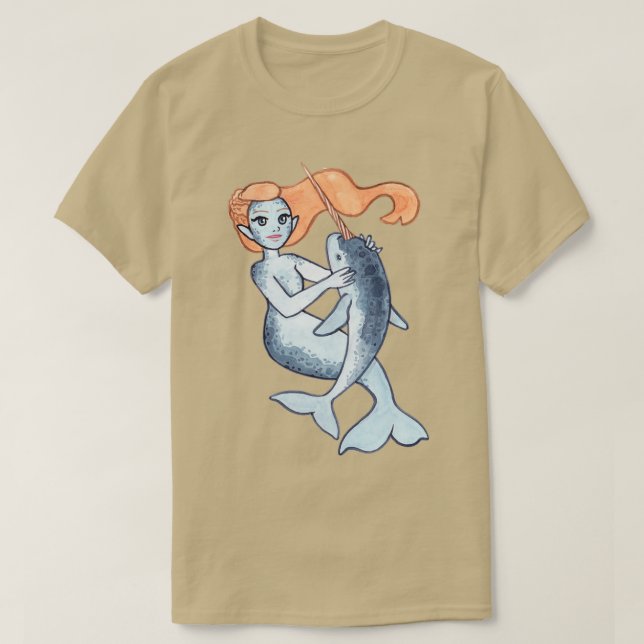 Narwhal Merm T-Shirt (Design Front)