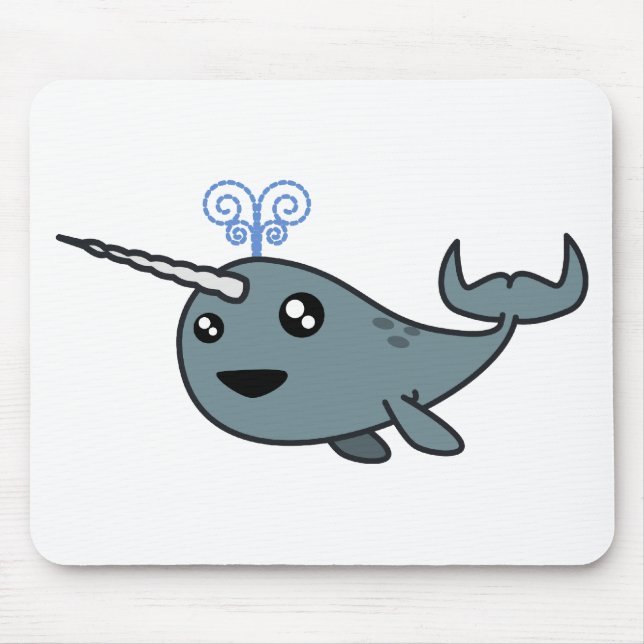 Narwhal! Mouse Mat (Front)