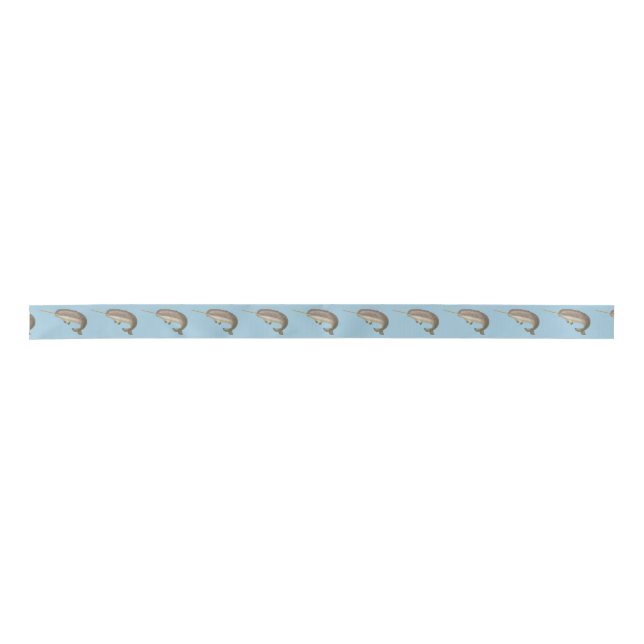 Narwhal Ribbon Satin Ribbon (Front)