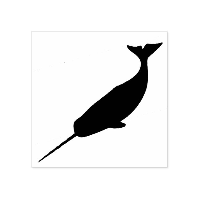 Narwhal  Rubber Stamp (Imprint)