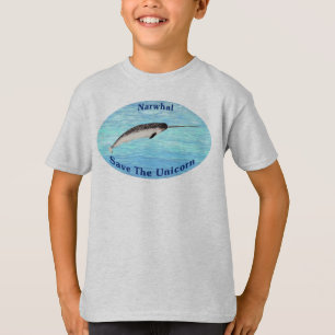 Narwhal - Save The Unicorn T-Shirt