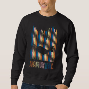 Narwhal Sea Horn Toothed Whale Sweatshirt