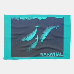 Narwhal Tea Towel