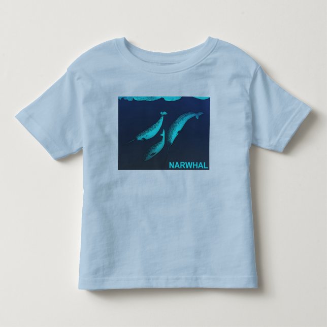 Narwhal Toddler T-Shirt (Front)