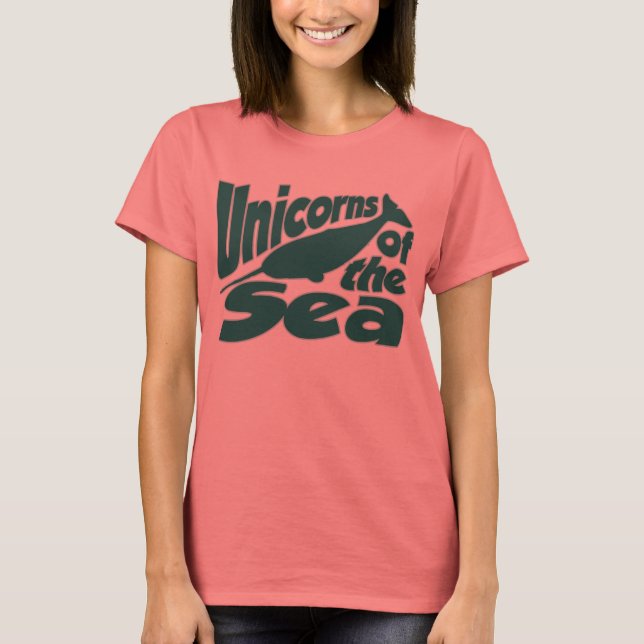 Narwhal Unicorn of the Sea T-Shirt (Front)