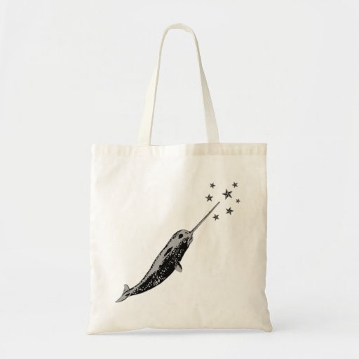Image of Narwhal, Unicorn of the Sea tote bag