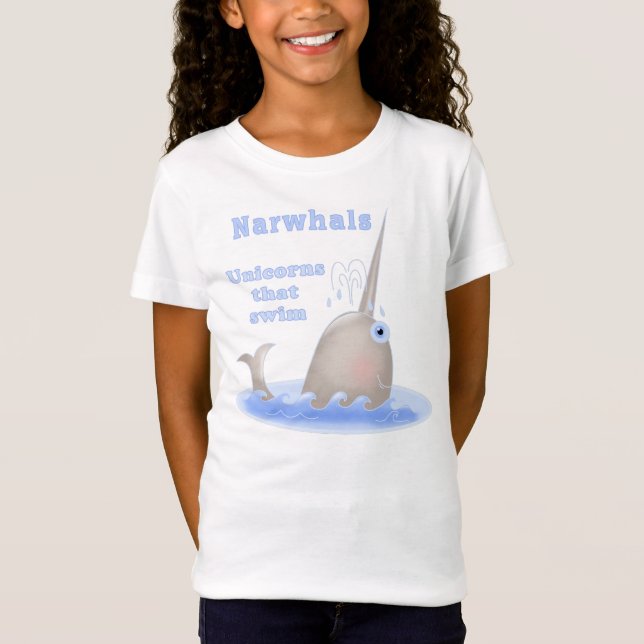 Narwhal Unicorn T-Shirt (Front)