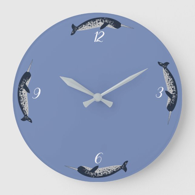 Narwhal Wall Clock (Front)