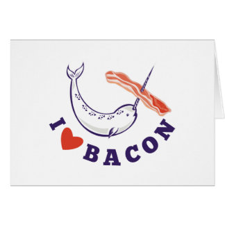 narwhal whale i love bacon