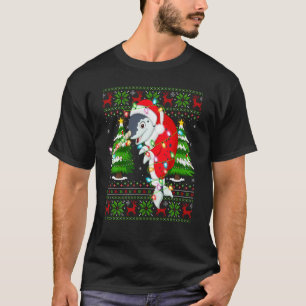 Narwhal Xmas Tree Matching Santa Narwhal Ugly Chri T-Shirt