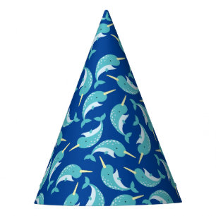Narwhals Ocean Cute 1st Birthday Party Theme Hat