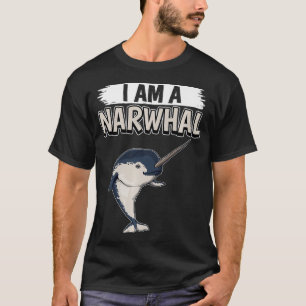 Narwhals Quote Narwhale I Am A Narwhal Premium  T-Shirt