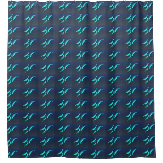 Narwhals Shower Curtain (Front)