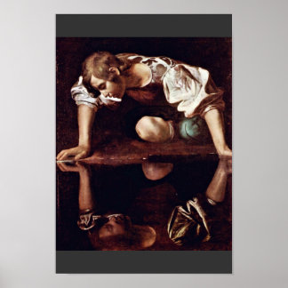 Narzis, By Michelangelo Merisi Da Caravaggio Poster