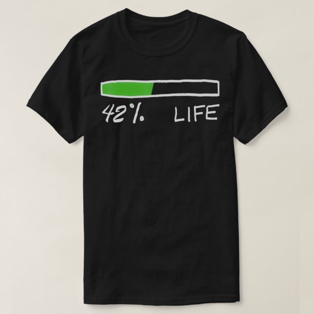NAS DAILY 42 LIFE  T-Shirt (Design Front)