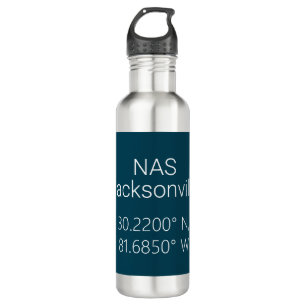 NAS Jacksonville Latitude Longitude  710 Ml Water Bottle