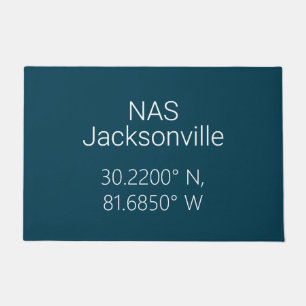 NAS Jacksonville Latitude Longitude Doormat