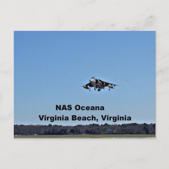 NAS Oceana, Virginia Beach, Virginia Postcard (Front)