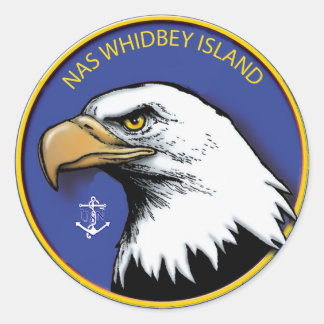 NAS Whidbey Island Classic Round Sticker