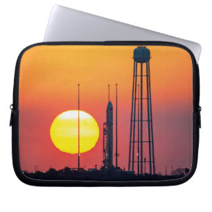 NASA Antares Rocket Sunrise Launch Laptop Sleeve