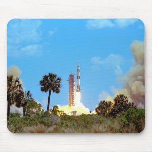 NASA Apollo 16 Saturn V Rocket Launch Mouse Mat