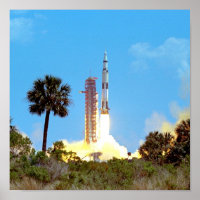 NASA Apollo 16 Saturn V Rocket Launch