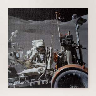 NASA Apollo 17 lunar landing mission, 1972 Jigsaw Puzzle
