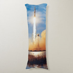 NASA Apollo 8 Rocket Launch Kennedy Space Centre Body Cushion
