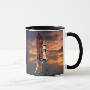 NASA Apollo Soyuz Launch Vehicle Sunrise Launchpad Mug