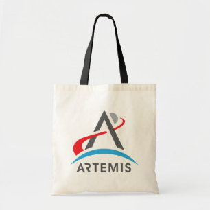 NASA Artemis Logo Eclipse Black Trim Tote Bag