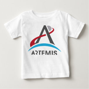 NASA Artemis Program Logo Mars 2024 Astronaut Baby T-Shirt