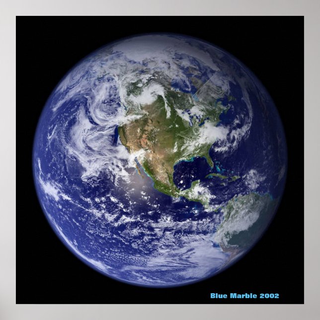 NASA / Blue Marble 2002 / Poster (Front)
