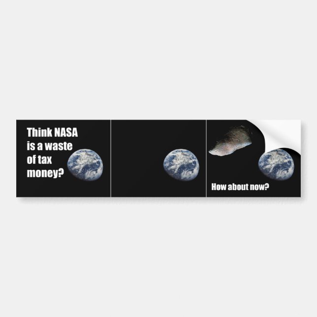 NASA BUMPER STICKER (Front)